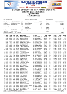 BST Arçon Sprints - Club de Ski Nordique de la Vallée de Chamonix