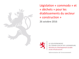 Loi modifiée du 10 juin 1999 relative aux établissements classés
