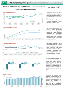 Bulletin mensuel de l`économie