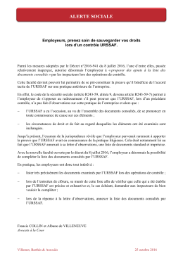 Lire la suite - Cabinet Villemot Barthès et Associés