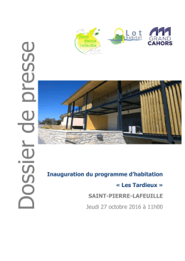 SAINT-PIERRE-LAFEUILLE Jeudi 27 octobre 2016 à 11h00
