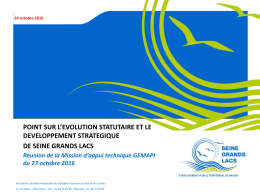 D&eacute;marche en cours : EPTB Seine Grands Lacs - DRIEE Ile-de