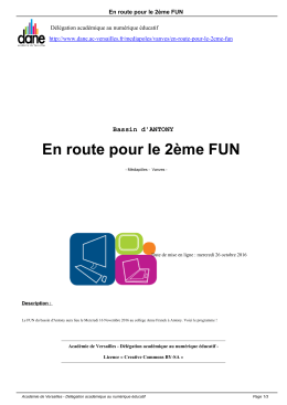 En route pour le 2&egrave;me FUN - D&eacute;l&eacute;gation acad&eacute;mique au num&eacute;rique