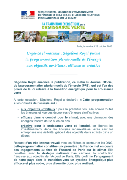 2016.10.28 S. Royal Publie PPE-4 - Ministère de l`écologie et du