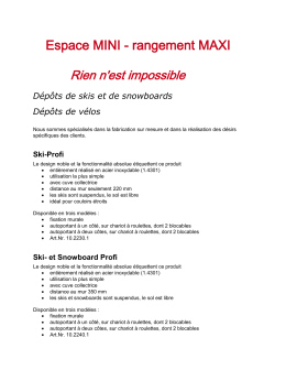 Espace MINI - rangement MAXI Rien n`est