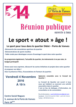 affiche cdq sport