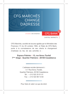 cfg march&eacute;s change d`adresse