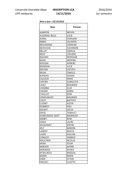 Inscription 6A - Universit&eacute; Grenoble Alpes