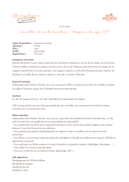 - Herm&egrave;s employeur