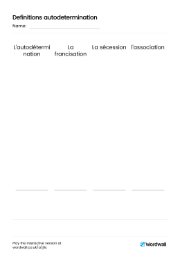 Definitions autodetermination