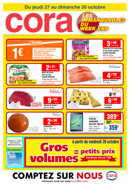 27 30 oct PROSPECTUS immanquables