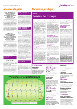 Les annonces l&eacute;gales du 27 octobre 2016, page 2