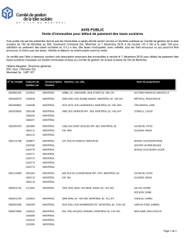 avis public - Comit&eacute; de gestion de la taxe scolaire de l`&icirc;le de Montr&eacute;al