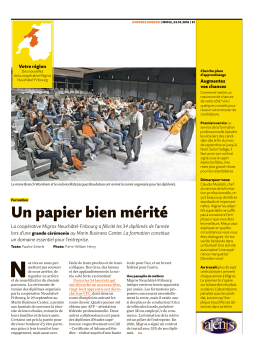 Migros Magazine No 43 du 24/10/16 Page 91, Région Neuchâtel