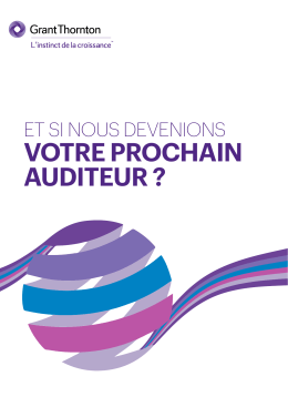 Et si nous devenions votre prochain auditeur