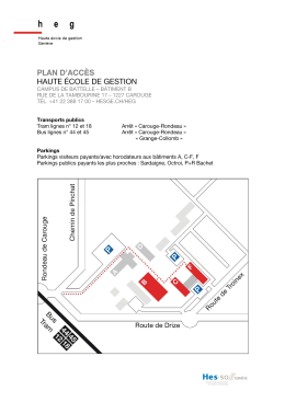 Plan du campus - HES