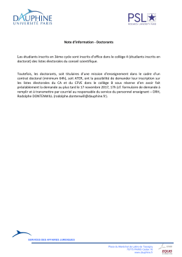 Télécharger la note d`information Doctorants