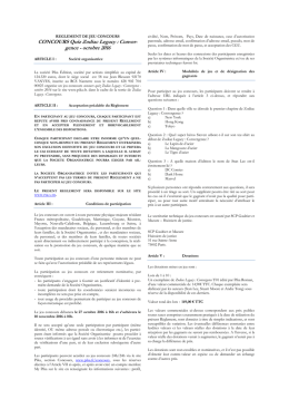 CONCOURS Quiz Zodiac Legacy : Conver- gence - octobre