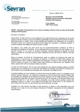 Annexe N&deg;6 - courrier demande d&eacute;bat public Sevran 8 6 16 PDF