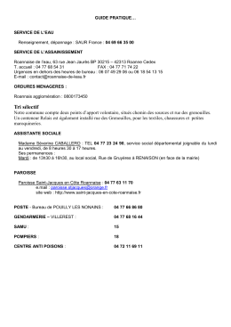 guide pratique - Mairie de OUCHES