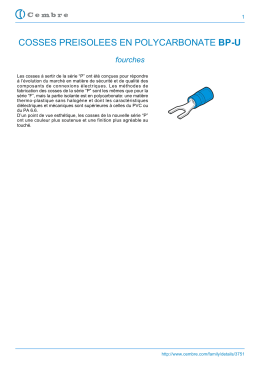 cosses preisolees en polycarbonate bpu cosses