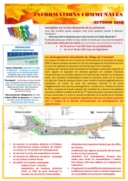 En savoir plus... - Mairie de Belmont