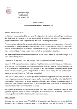developpeur du reseau des entreprises f/h