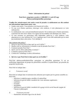 Notice : information du patient Peni