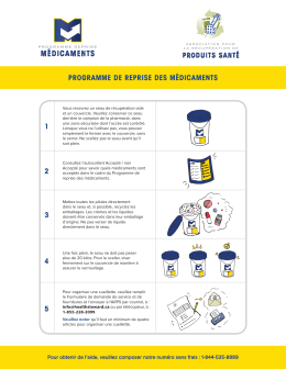 La fiche d`information PRMI