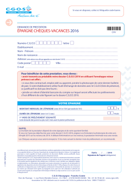 épargne chèques-vacances2016