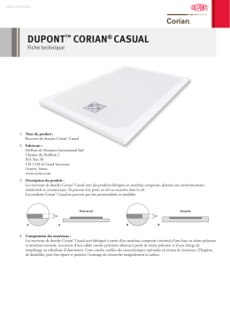 DUPONT&trade; CORIAN&reg; CASUAL