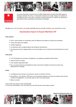 Offre d`emploi