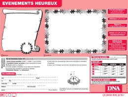evenements heureux