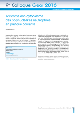 9e Colloque Geai 2016