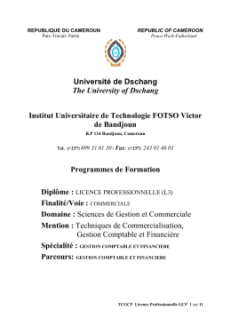 gestion comptable et financiere