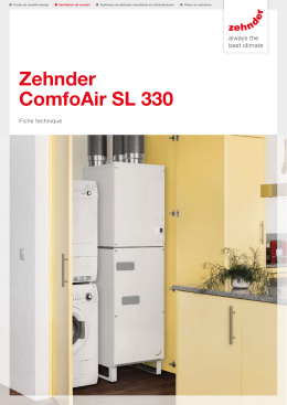 Zehnder ComfoAir SL 330