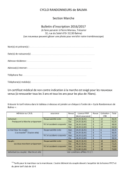 cotisations 2016-2017