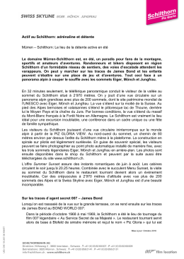 Communiqué de presse d`été