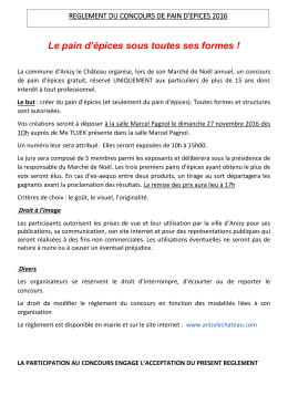 Le pain d`&eacute;pices sous toutes ses formes - Anizy-le