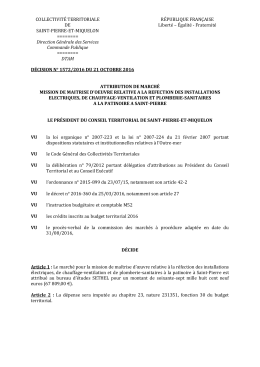 CONSEIL TERRITORIAL