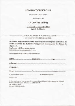 Iinscription ici - planet`mini bourgogne