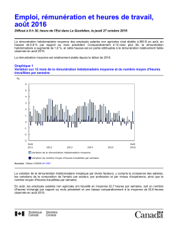 - Statistique Canada