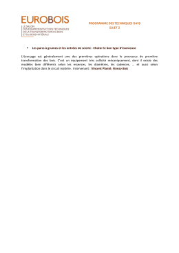 Choisir le bon type d`&eacute;corceuse L