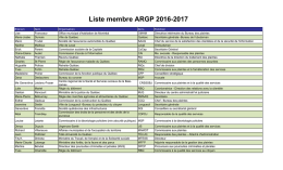 Liste des membres ARGP_site Web - Association des responsables