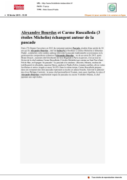 Lire l`article - Alexandre Bourdas