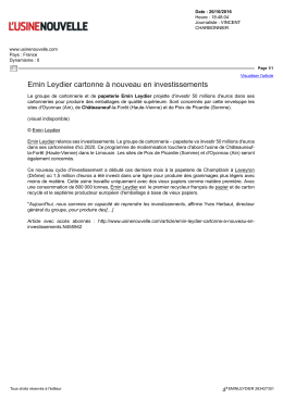 Emin Leydier cartonne à nouveau en investissements