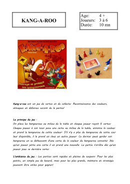 KANG-A-ROO - Les Cadeaux de Pimprenelle