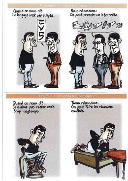 Cartes postales " Pouruqoi tu ne viens pas participer ?"