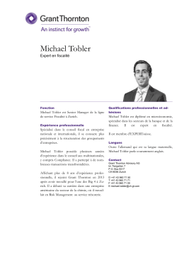 Michael Tobler - Grant Thornton