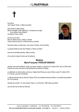 pompes funebres ruffieux bulle tel 026 919